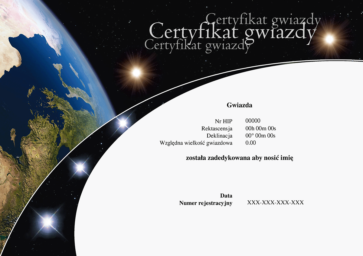 Certificado da Estrela