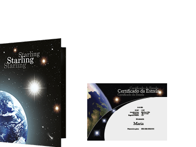 Pacote Básico + Estrela em acrílico
